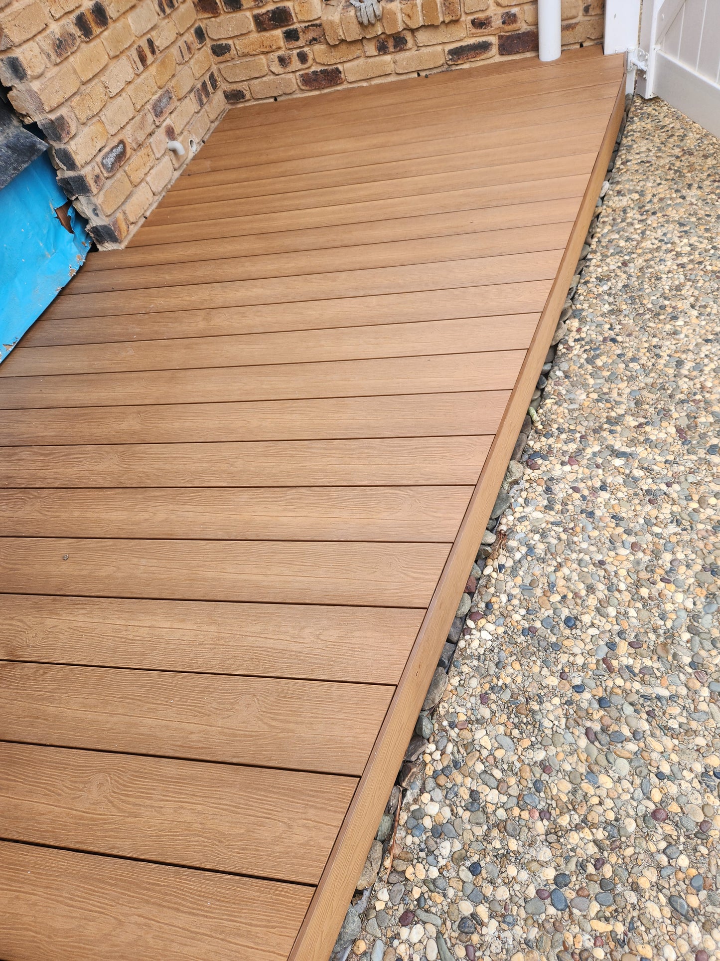 a new deck fitted by a customer and enjoyed by everyone.